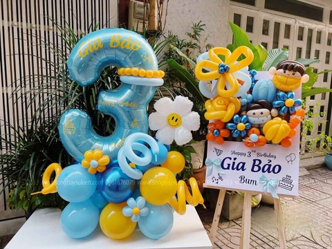 Bảng hoa bong bóng cho bé tại Hà Nội