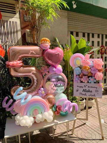 Bảng hoa bóng sinh nhật đẹp giá rẻ