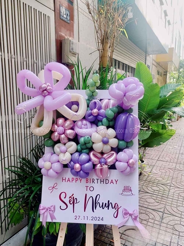 Bảng hoa sinh nhật người lớn đẹp