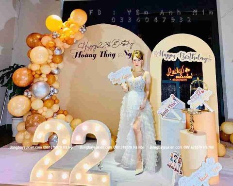 BÁO GIÁ TRANG TRÍ SINH NHẬT TẠI NHÀ HÀ NỘI
