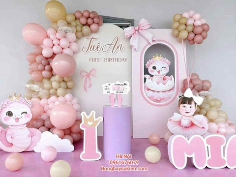Decor Tiệc Thôi Nôi Cho Bé Gái Hà Nội