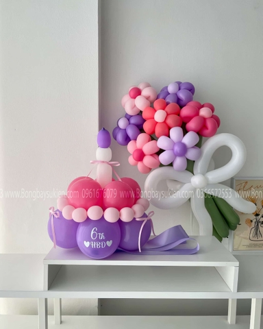Bó Hoa Bóng Bay Món Quà Sinh Nhật Ý Nghĩa