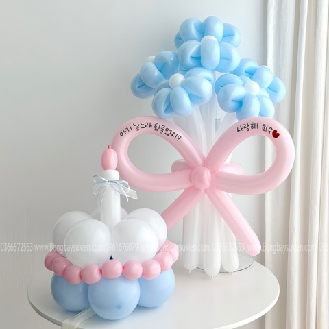 Bó Hoa Bóng Bay Mua Quà Sinh Nhật Cho Nữ