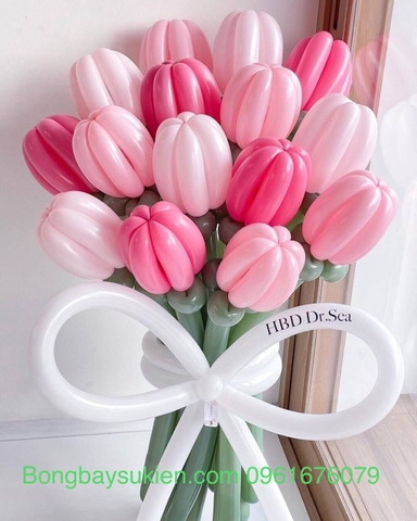 Bó Hoa Bóng Bay Nghệ Thuật Cầu Giấy Giá Rẻ