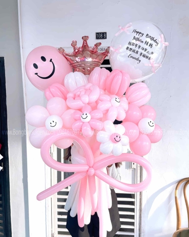 Bó Hoa Bóng Bay Nghệ Thuật Sinh Nhật Đẹp 12