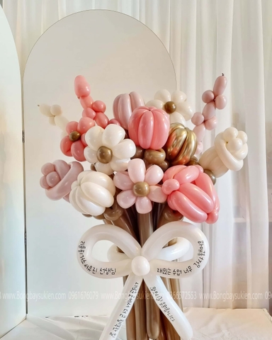 Bó Hoa Bóng Bay Quà Sinh Nhật Cho Sếp