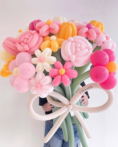 Bó Hoa Bong Bóng Trang Trí Sinh Nhật Đẹp