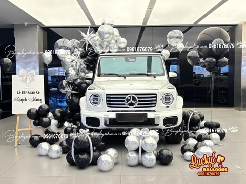 Dịch vụ bóng bay bàn giao xe Mercedes 21