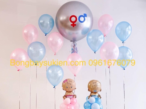 Bóng Bay Dự Đoán Giới Tính Bé Boy or Girl