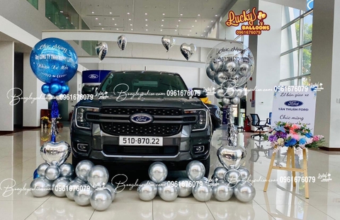 Bóng Bay Ford Bàn Giao Xe Ô Tô Tại Hà Nội