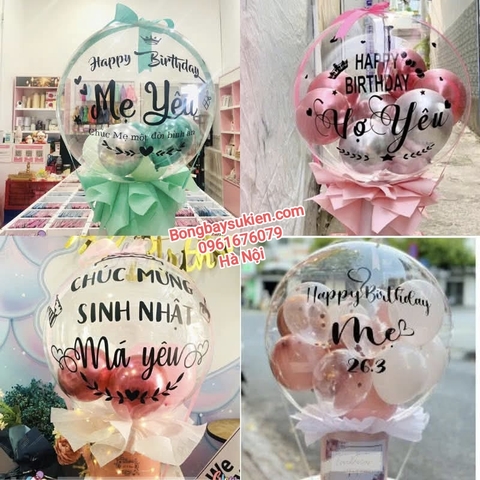 Bóng bay rút tiền bóng bay kéo tiền chúc mừng sinh nhật tại Hà Nội