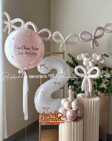 Bóng Bay Sinh Nhật Bé Gái Bong Bóng Bay