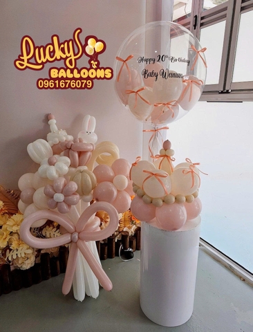 Bóng Bay Sinh Nhật Bé Gái Giá Rẻ Hà Nội
