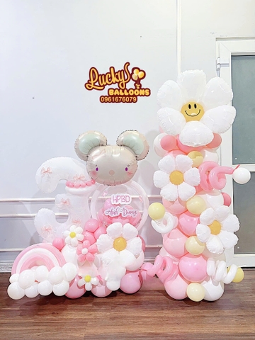 Bóng Bay Sinh Nhật Bé Gái Hà Nội