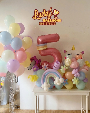 Bóng Bay Sinh Nhật Cho Bé Đẹp Đơn Giản Hà Nội