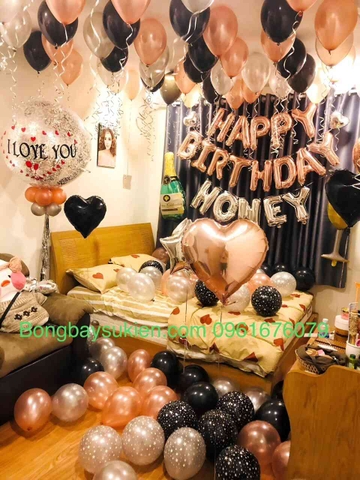 Bóng Bay Trang Trí Phòng Ngủ