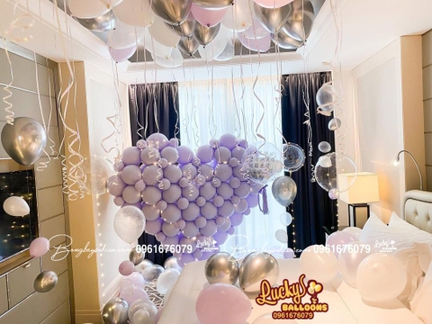 Bóng Bay Trang Trí Cầu Hôn Bong Bóng Bay 03