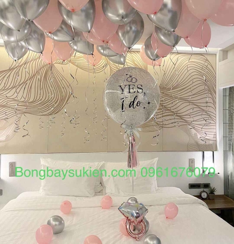 Bóng Bay Trang Trí Cầu Hôn Cưới Tại Hà Đông