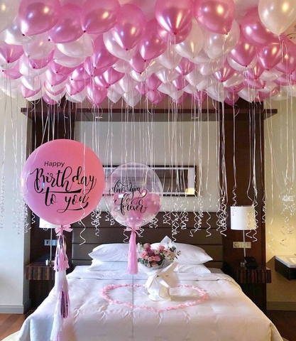 Bóng Bay Trang Trí Cầu Hôn Tại Nhà Marry Me