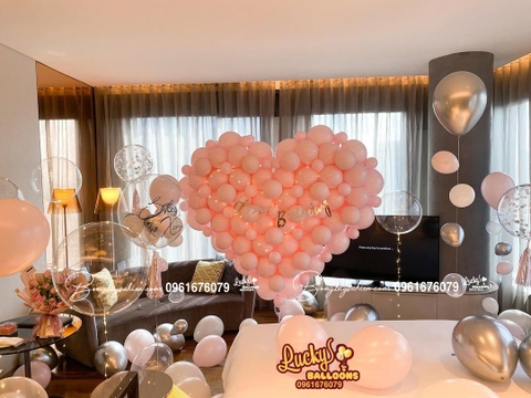 Bóng Bay Trang Trí Cầu Hôn Tại Nhà