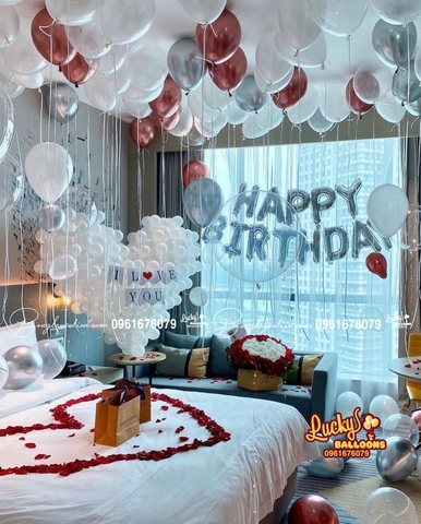 Bóng Bay Trang Trí Cầu Hôn Tỏ Tình Đẹp