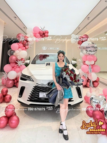 Bóng Bay Trang Trí Giao Xe Ô Tô Lexus 5