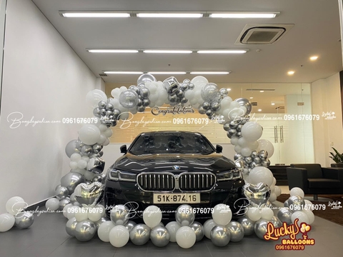 Bóng Bay Trang Trí Lễ Bàn Giao Xe BMW 1