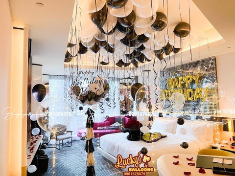 Bóng Bay Trang Trí Phòng Sinh Nhật Người Lớn
