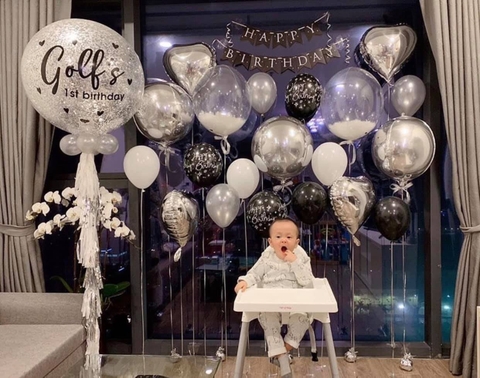 set bóng bay trang trí sinh nhật giá rẻ