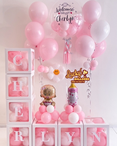 Bóng Bay Trang Trí Sinh Nhật Bé Gái Tại Hà Nội