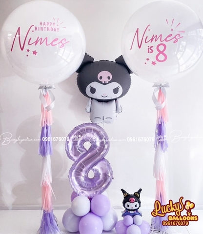 Bóng Bay Trang Trí Sinh Nhật Bé Gái Tại Nhà