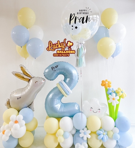 Bóng Bay Trang Trí Sinh Nhật Bé Trai Tại Hà Nội