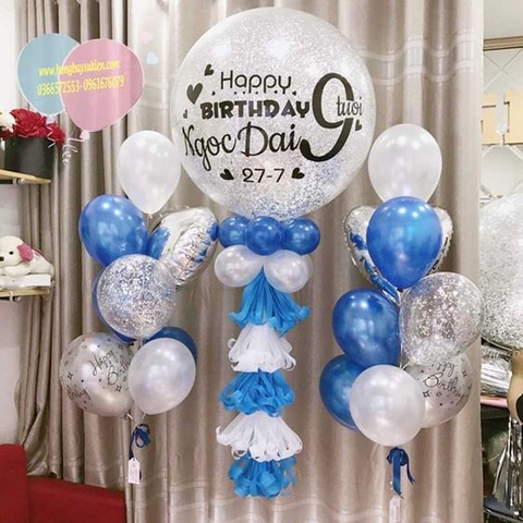 Bóng bay Jumbo trang trí sinh nhật bé trai