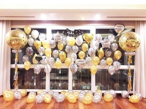 Bóng bay trang trí sinh nhật bé trai