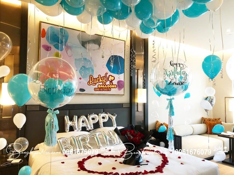 Bóng Bay Trang Trí Sinh Nhật Chồng Tại Nhà