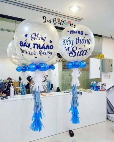 Trang trí sinh nhật bằng bóng bay đơn giản tại Hà Đông