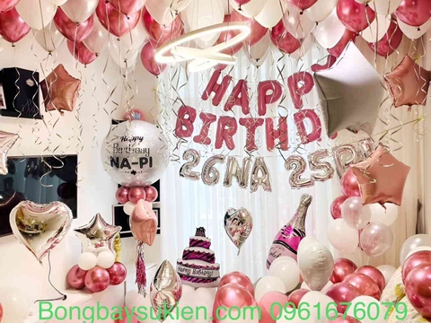 Bóng Bay Trang Trí Sinh Nhật Người Lớn Đẹp 3