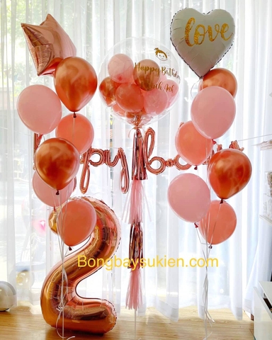 Bóng bay trang trí sinh nhật tại Hoàng Mai
