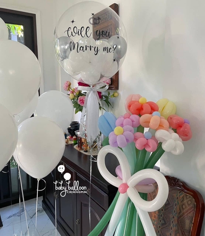 Bóng Bay Trang Trí Tiệc Cầu Hôn Hoàng Mai