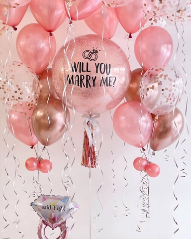 Bóng Bay Trang Trí Tiệc Cầu Hôn Tại Hà Đông