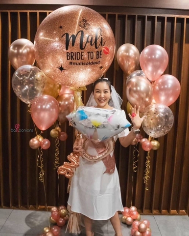 Bóng Bay Trang Trí Tiệc Độc Thân Đẹp 02