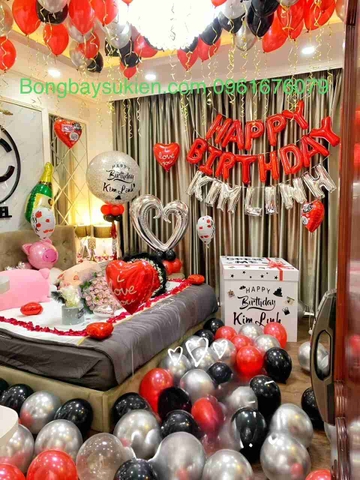 Bóng Bay Trang Trí Tiệc Sinh Nhật Người Yêu