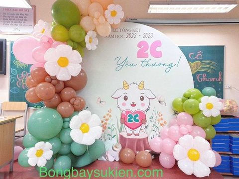 Bóng Bay Trang Trí Tổng Kết Cuối Năm Học