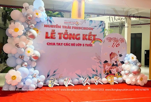 Bong Bóng Bay Trang Trí Lễ Tổng Kết Năm Học