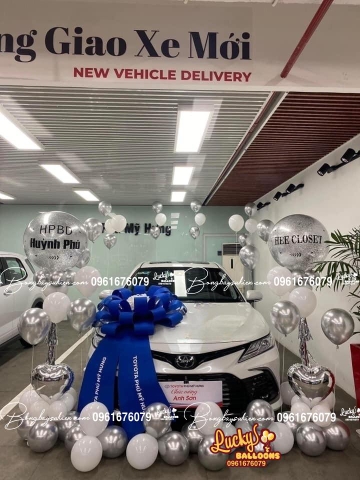 Bóng Bay Trang Trí Lễ Bàn Giao Xe Ô Tô 3