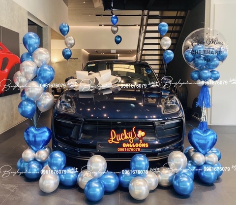 Bong Bóng Trang Trí Lễ Bàn Giao Xe Trọn Gói