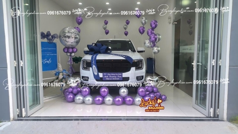 Bong Bóng Trang Trí Lễ Giao Xe Ô Tô Ford 9