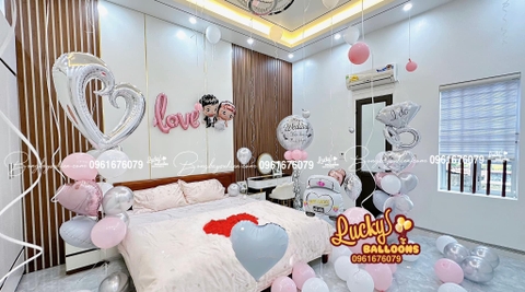 Bong Bóng Trang Trí Tiệc Cưới 1