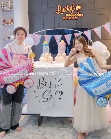 Boy Or Girl Hộp Quà Bóng Bay Công Bố Giới Tính Tại Hà Nội