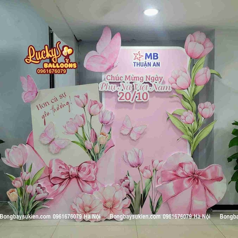 Trang trí 20/10 cho công ty tại Hà Nội